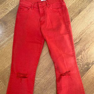 Mother Denim Insider Crop Fray